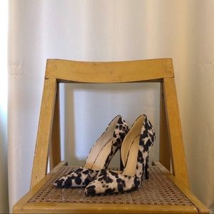 Leopard print heels